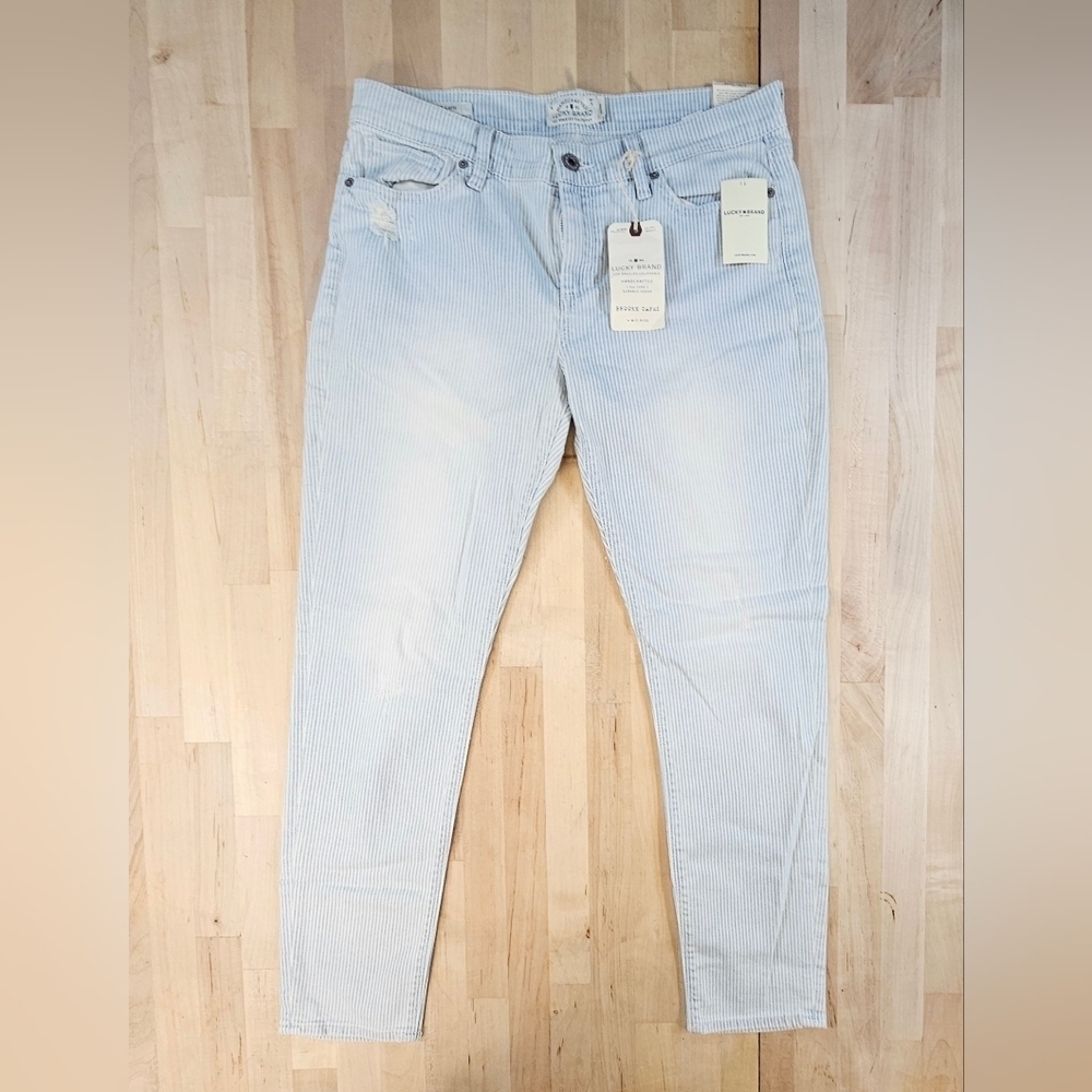 NWT VINTAGE LUCKY BRAND Women’s jeans BROOKE CAPRI Mid Rise Size 10/ 30 $99